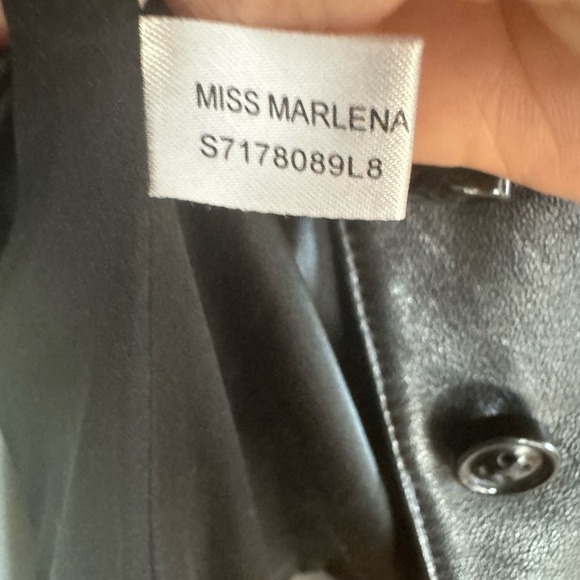 Diane von Furstenberg Miss Marlena Leather Jacket - Picture 5 of 5